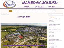 Tablet Screenshot of mamerschoulen.lu